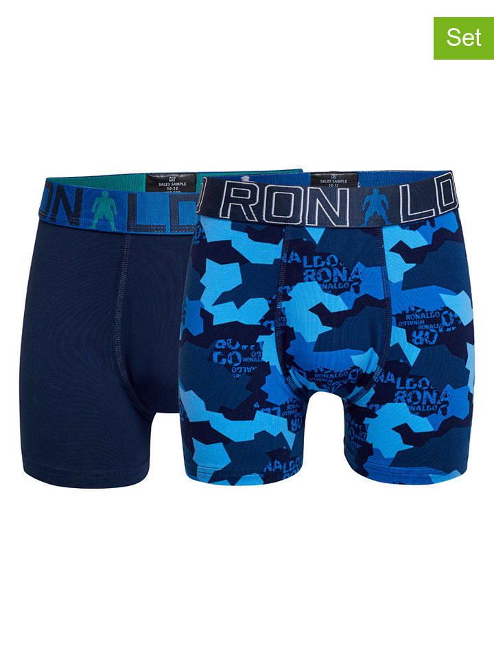 CR7 Bokserki (2 pary) w kolorze granatowym rozmiar: 140-152