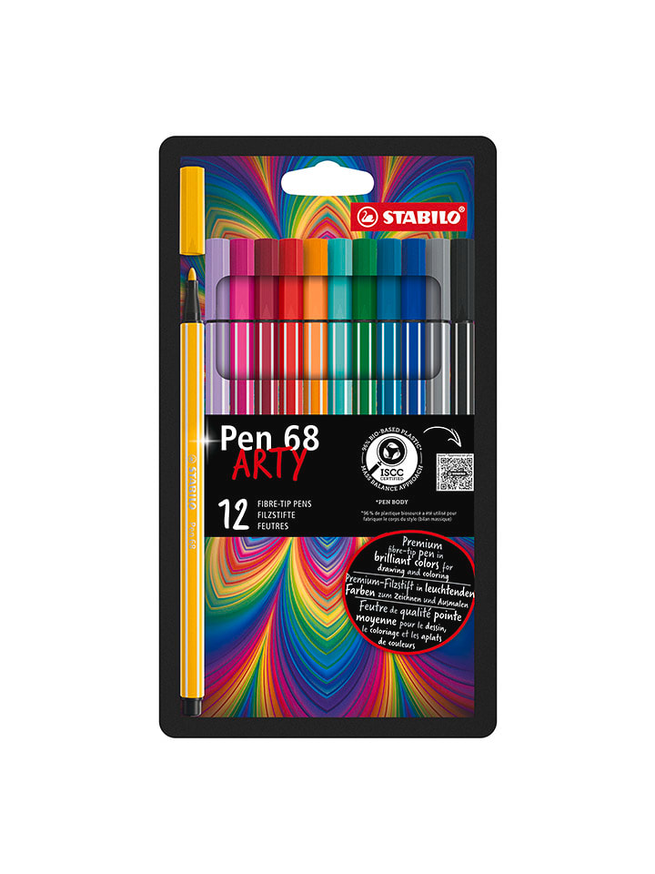 STABILO Mazaki (12 szt.) "Pen 68 Arty" rozmiar: onesize