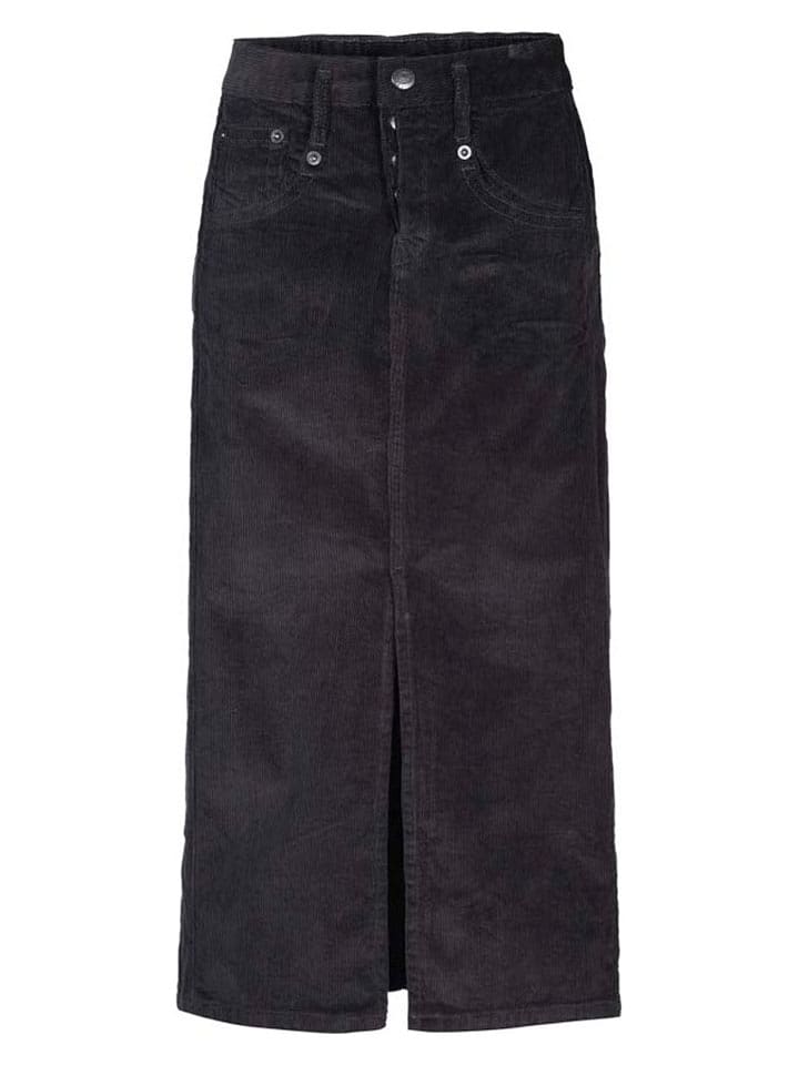 Herrlicher Spódnica sztruksowa w kolorze czarnym rozmiar: W28