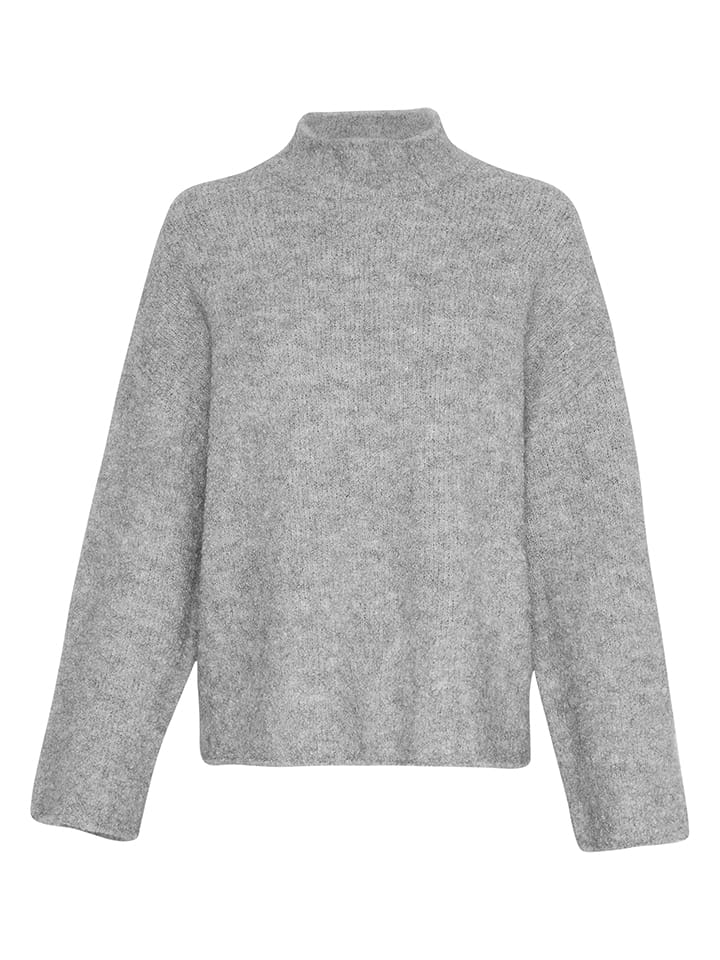 MOSS COPENHAGEN Sweter w kolorze szarym rozmiar: XS/S