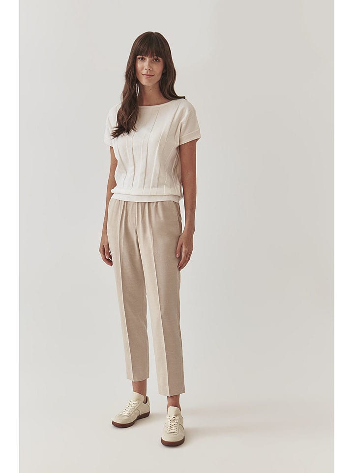 TATUUM Spodnie w kolorze beżowym rozmiar: 44