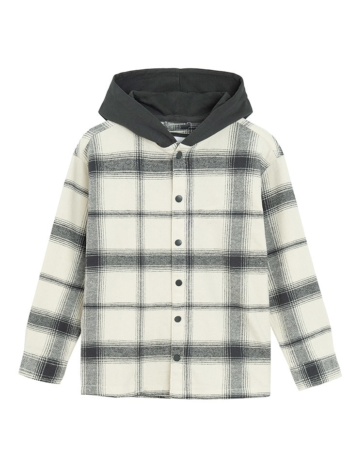 COOL CLUB Koszula w kolorze kremowo-antracytowym rozmiar: 152