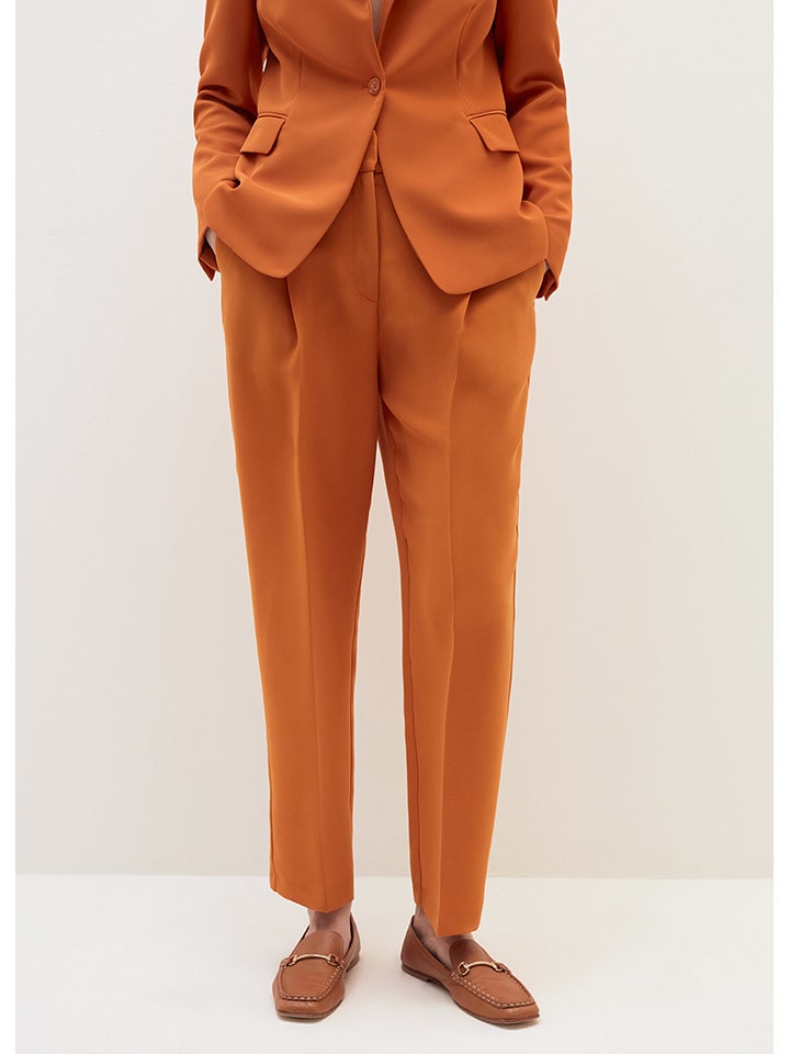 STEFANEL Spodnie w kolorze jasnobrązowym rozmiar: 46