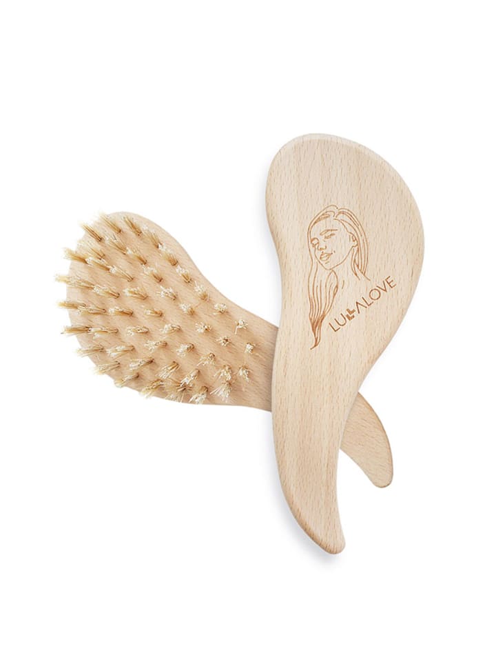 Lullalove Szczotka w kolorze beżowym do włosów rozmiar: onesize