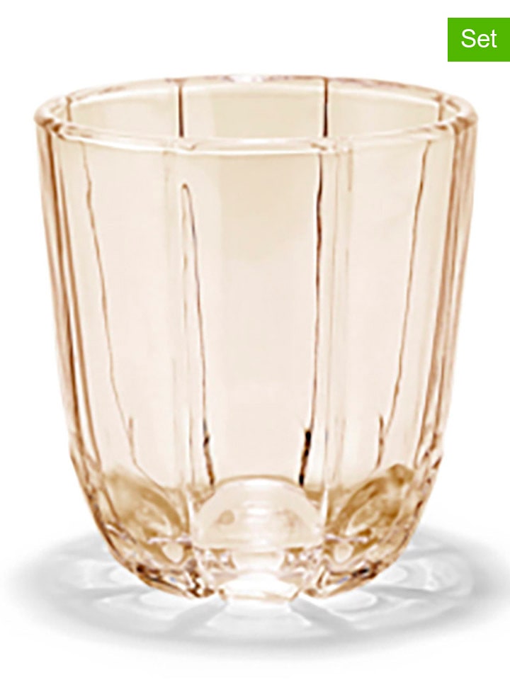 Holme Gaard Szklanki (2 szt.) w kolorze jasnobrązowym - 320 ml rozmiar: onesize