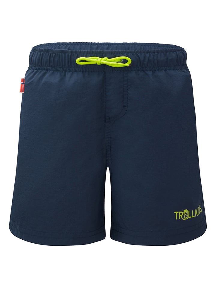 Trollkids Szorty kąpielowe "Balestrand" w kolorze granatowym rozmiar: 140