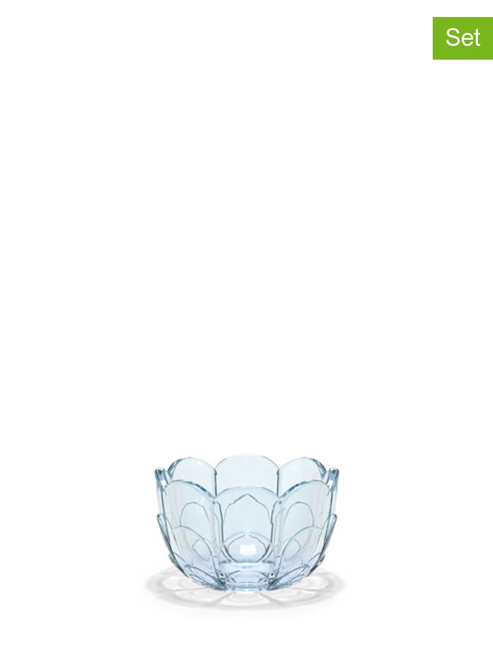 Holme Gaard Świeczniki (2 szt.) w kolorze błękitnym na podrzewacze - Ø 7 cm rozmiar: onesize