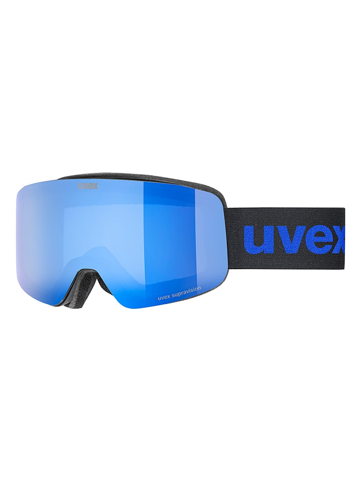 Uvex Gogle narciarskie "Pwdr FM" w kolorze niebiesko-czarnym rozmiar: onesize