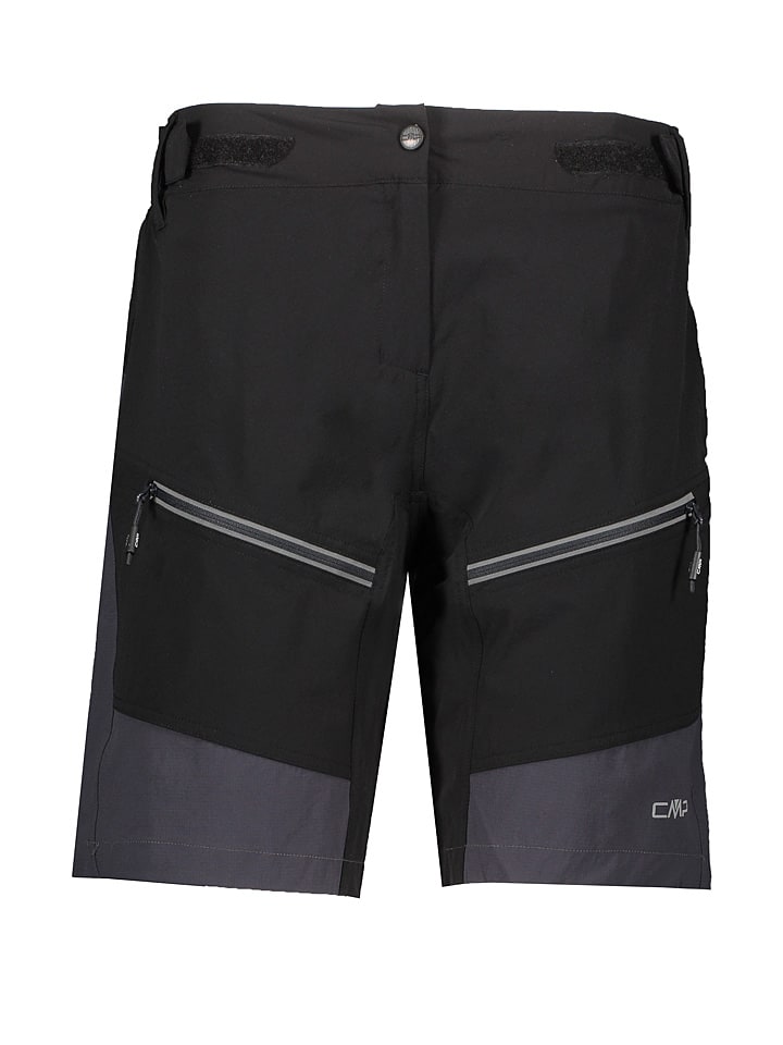 CMP Szorty kolarskie 3w1 w kolorze antracytowo-czarnym rozmiar: 34