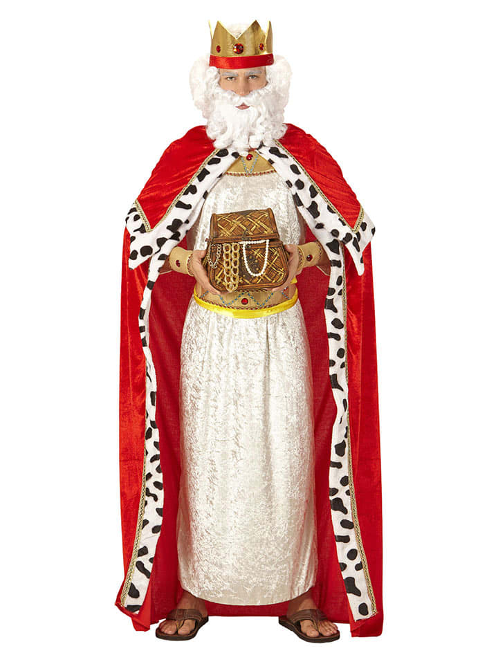 Widmann 2-częściowy kostium "Biblical King" w kolorze złoto-czerwono-białym rozmiar: XL
