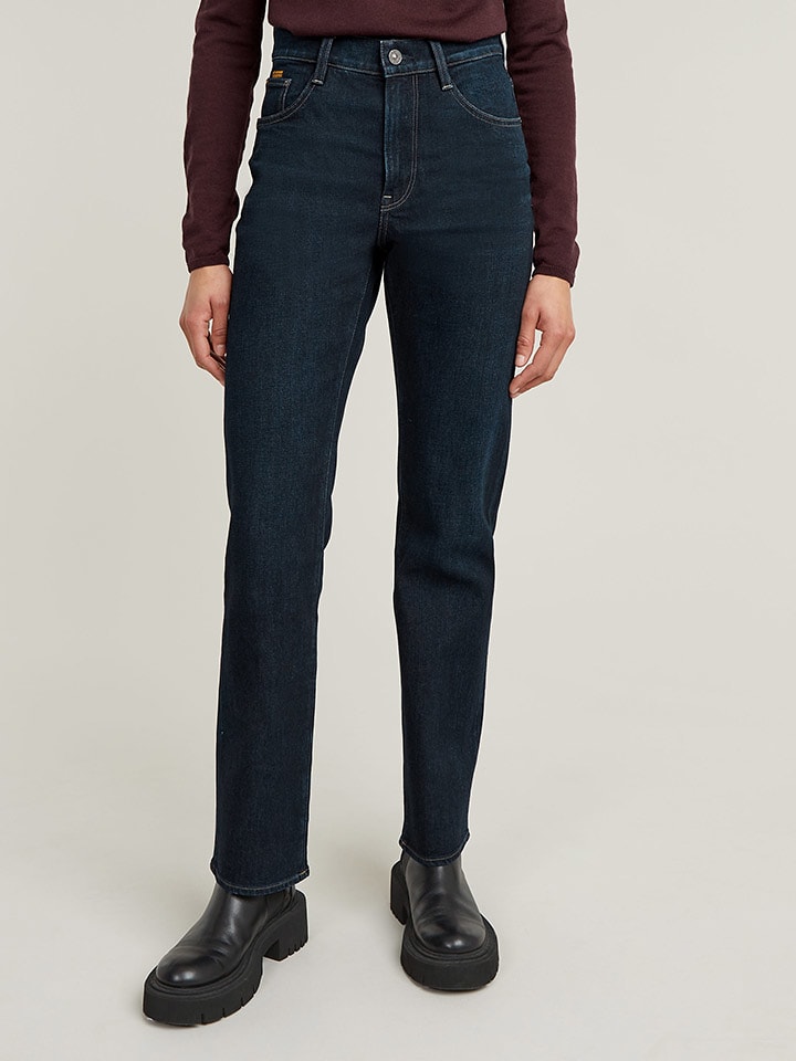 G-Star Dżinsy "Viktoria" - Straight fit - w kolorze granatowym rozmiar: W28/L28