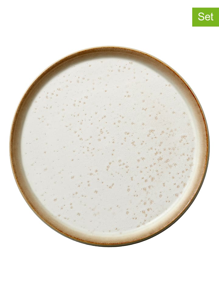 Bitz Talerzyki deserowe (6 szt.) "Gastro" w kolorze kremowym - Ø 21 cm rozmiar: onesize