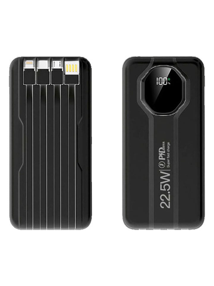 SWEET ACCESS Powerbank w kolorze czarnym - 20.000 mAh rozmiar: onesize