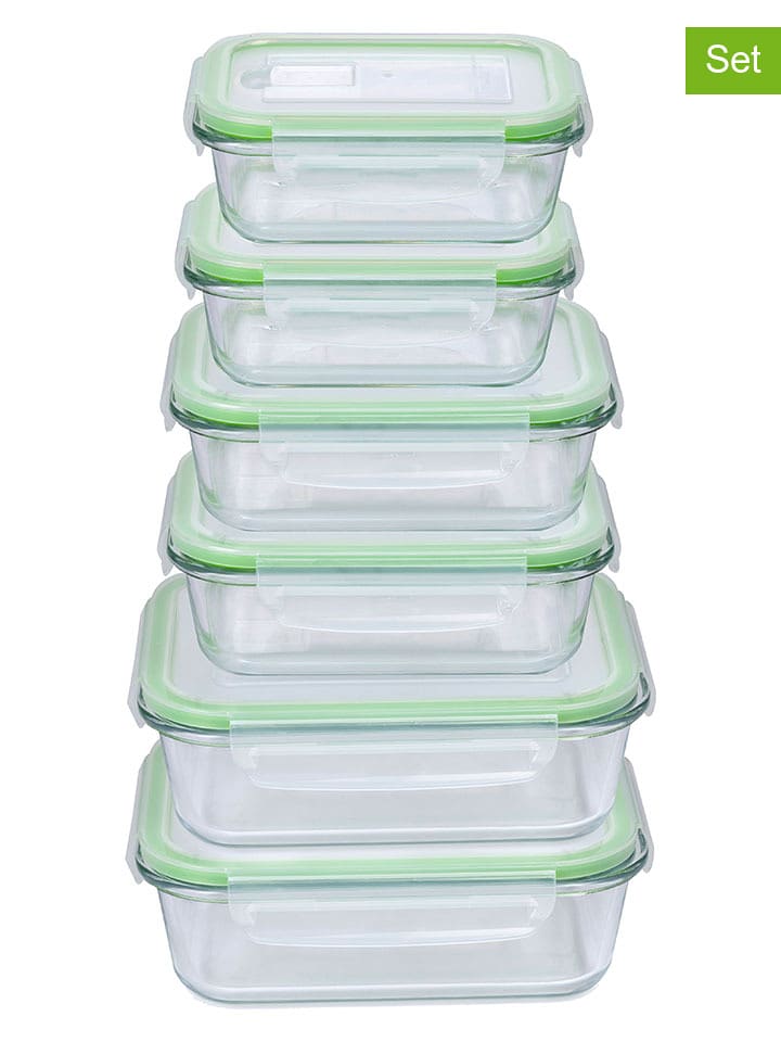 Alpina Pojemniki (12 szt.) w kolorze zielonym rozmiar: onesize