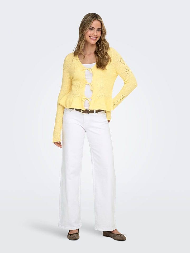 ONLY Kardigan w kolorze żółtym rozmiar: M