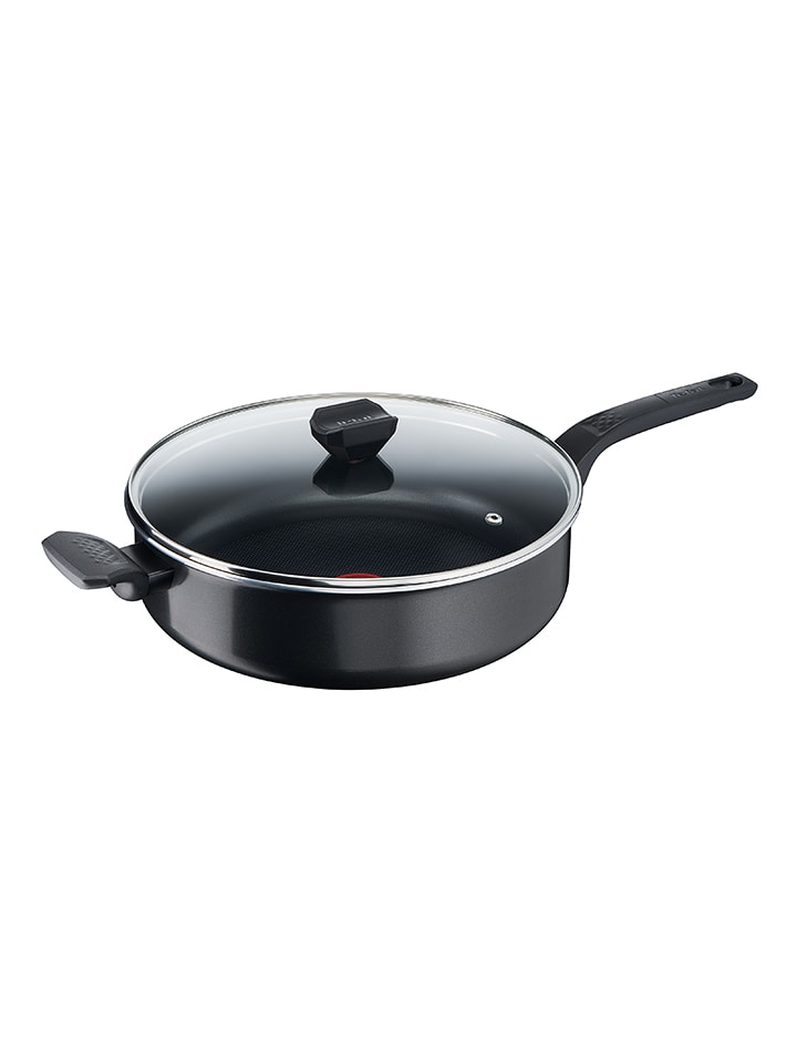 Tefal 2-częściowy zestaw "Easy Cook & Clean" w kolorze czarnym - Ø 28 cm rozmiar: onesize