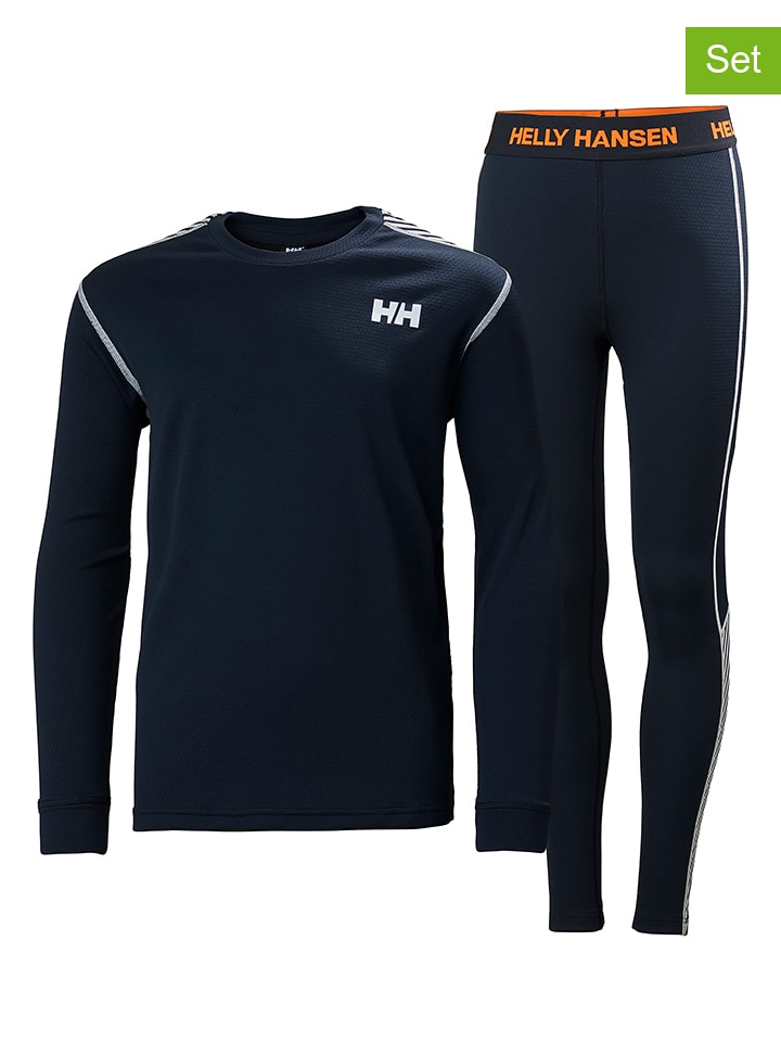 Helly Hansen 2-częściowy zestaw funkcyjny "Lifa" w kolorze granatowym rozmiar: 140