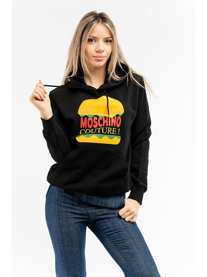 Moschino Bluza w kolorze czarnym rozmiar: 42