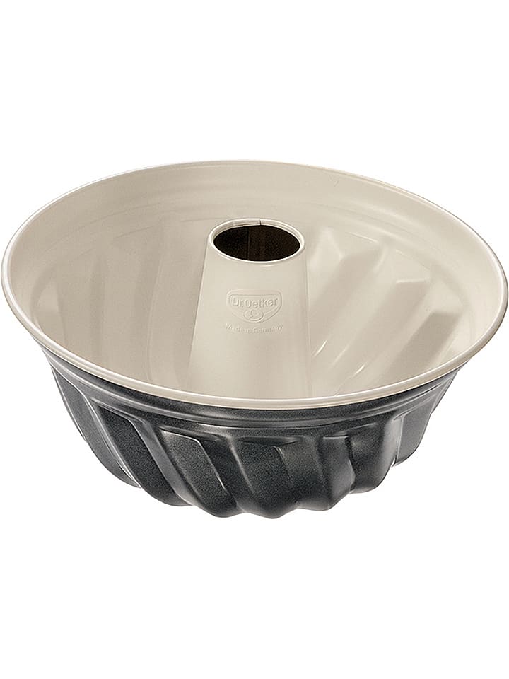Dr. Oetker Forma "Back Trend" w kolorze antracytowo-białym na babkę - Ø 22 cm rozmiar: onesize