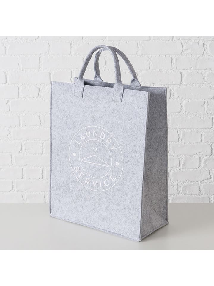 Boltze Torba "Laundrie" w kolorze jasnoszarym na pranie - 40 x 50 x 20 cm rozmiar: onesize
