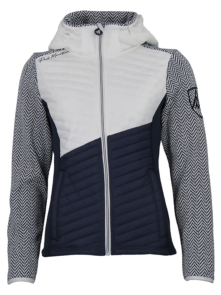 Peak Mountain Kurtka przejściowa w kolorze biało-granatowym rozmiar: S