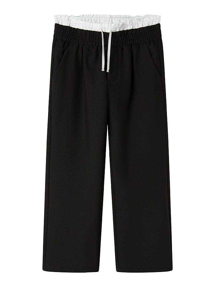 name it Spodnie "Ojetta" w kolorze czarnym rozmiar: 152