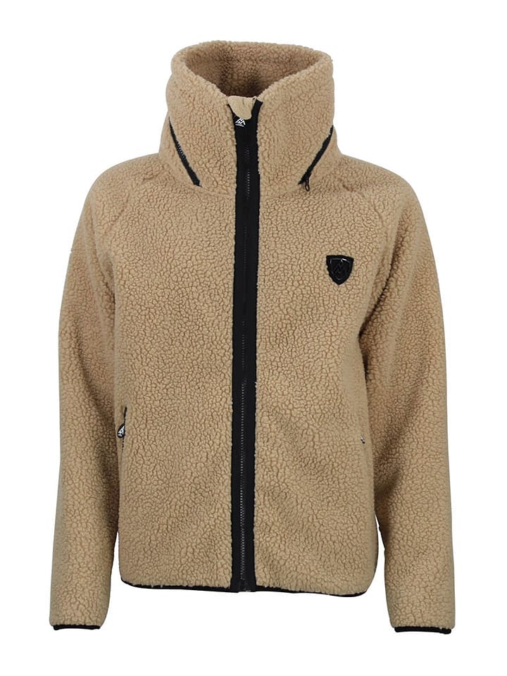 Peak Mountain Kurtka polarowa "Amay" w kolorze jasnobrązowym rozmiar: S