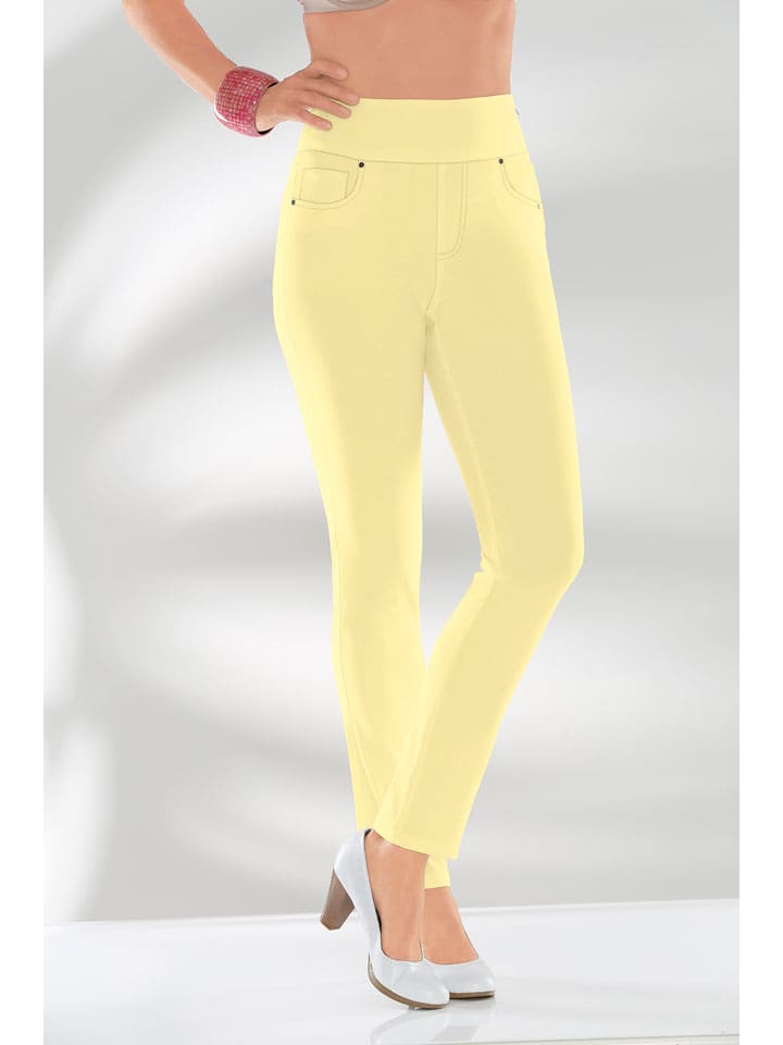 WITT WEIDEN Jegginsy w kolorze żółtym rozmiar: 21