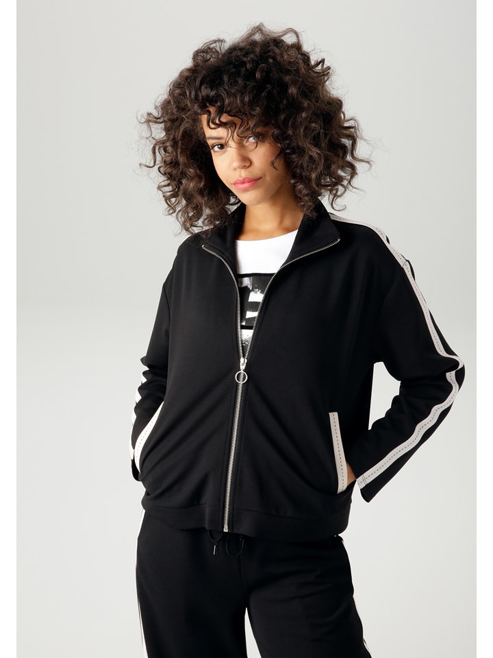 Aniston Bluza w kolorze czarnym rozmiar: 46