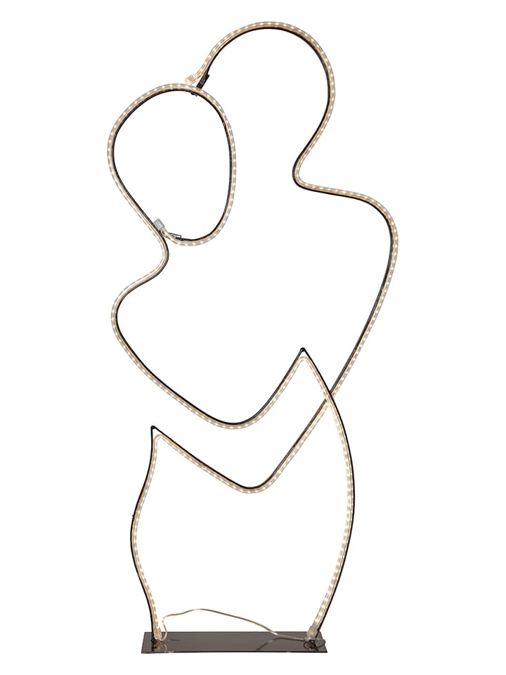 STAR Trading Dekoracja LED "Grafico" w kolorze czarnym - 40 x 87 cm rozmiar: onesize