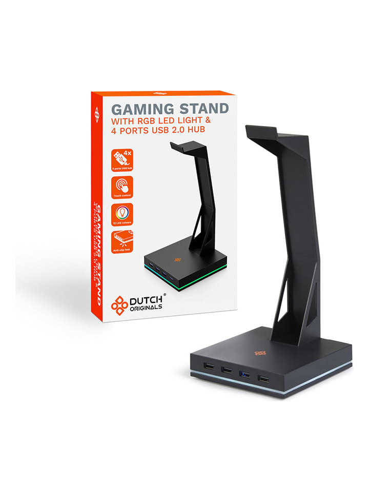 Lifa Living Uchwyt w kolorze czarnym na słuchawki - 12 x 25,3 x 12 cm rozmiar: onesize