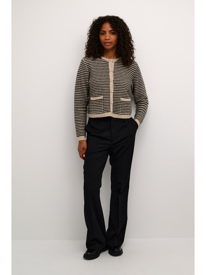 Kaffe Spodnie garniturowe w kolorze czarnym rozmiar: 38