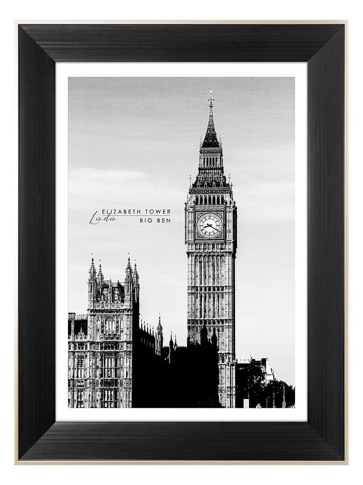 Ars Longa Druk artystyczny "Big Ben In London" w ramce - 70 x 50 cm rozmiar: onesize