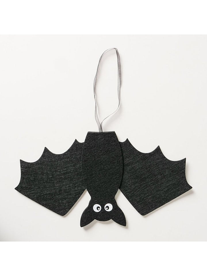 Boltze Zawieszka dekoracyjna "Batu" w kolorze czarnym - wys. 21 cm rozmiar: onesize