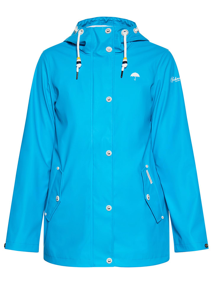 Schmuddelwedda Kurtka przeciwdeszczowa w kolorze błękitnym rozmiar: M