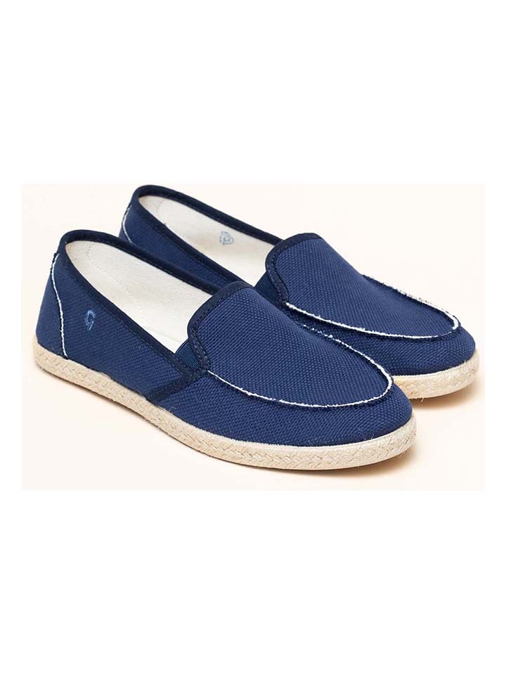 kitz-pichler Espadryle "Camping Linen" w kolorze granatowym rozmiar: 43