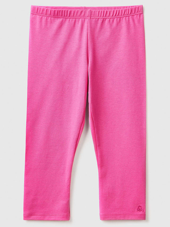 Benetton Legginsy w kolorze różowym rozmiar: 150