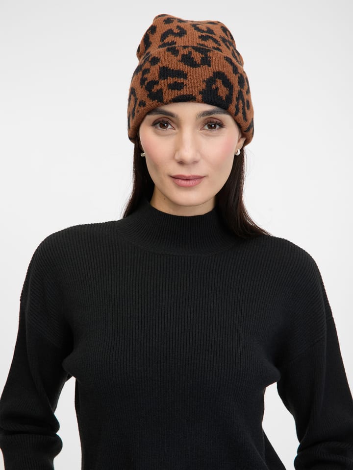 orsay Czapka w kolorze jasnobrązowym rozmiar: onesize