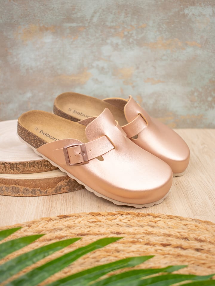 BABUNKERS Family Klapki w kolorze miedzianym rozmiar: 41