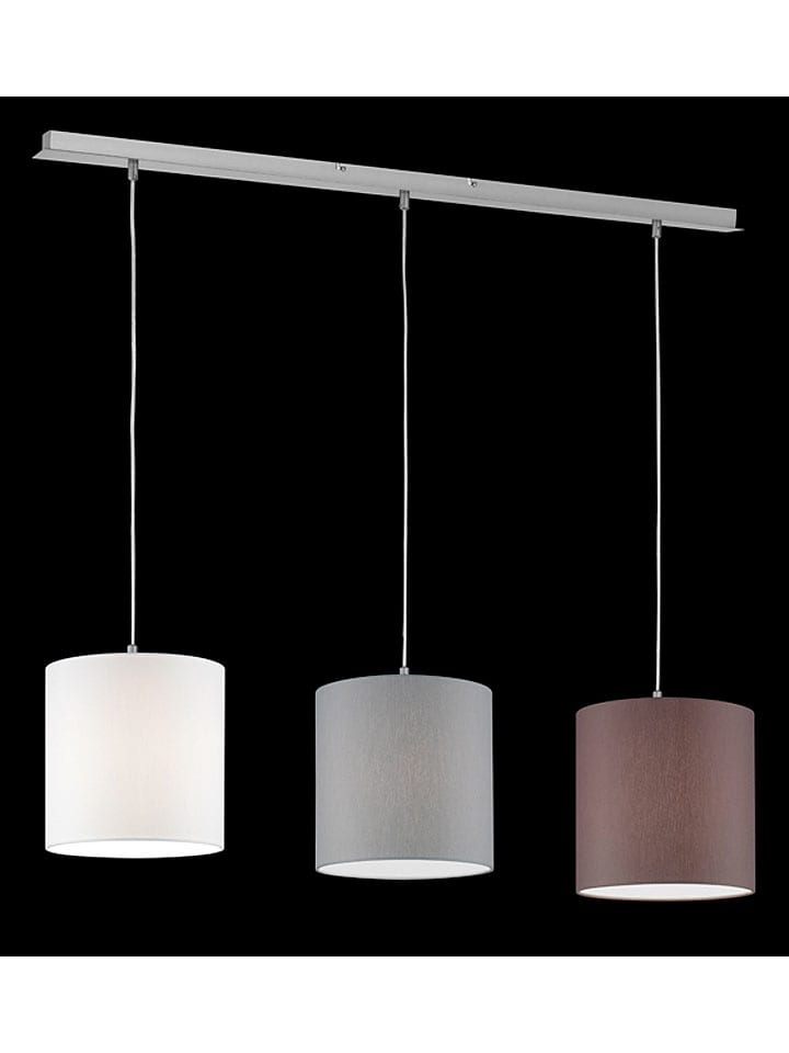 FISCHER & HONSEL Lampa wisząca w kolorze kremowo-szarym - szer. 106 cm rozmiar: onesize