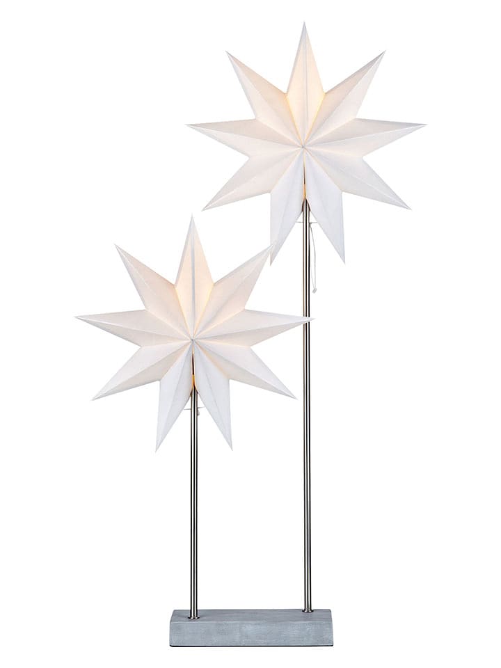 Marksljöd Lampa stołowa "Duva" w kolorze biało-szarym - 46 x 80 cm rozmiar: onesize