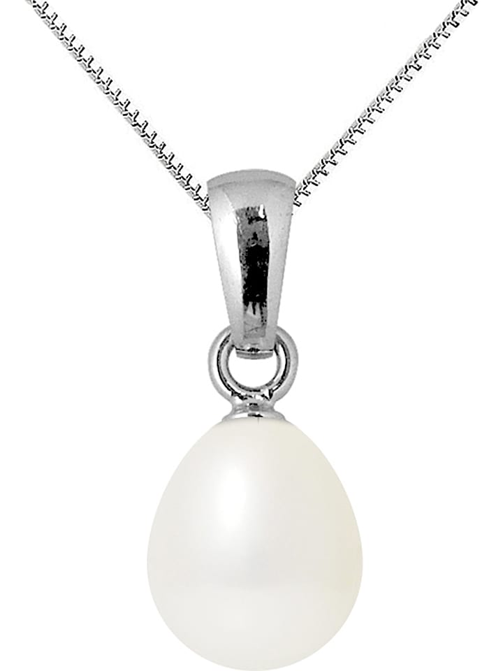 Pearline Srebrny naszyjnik "Bélière" z zawieszką - dł. 42 cm rozmiar: onesize