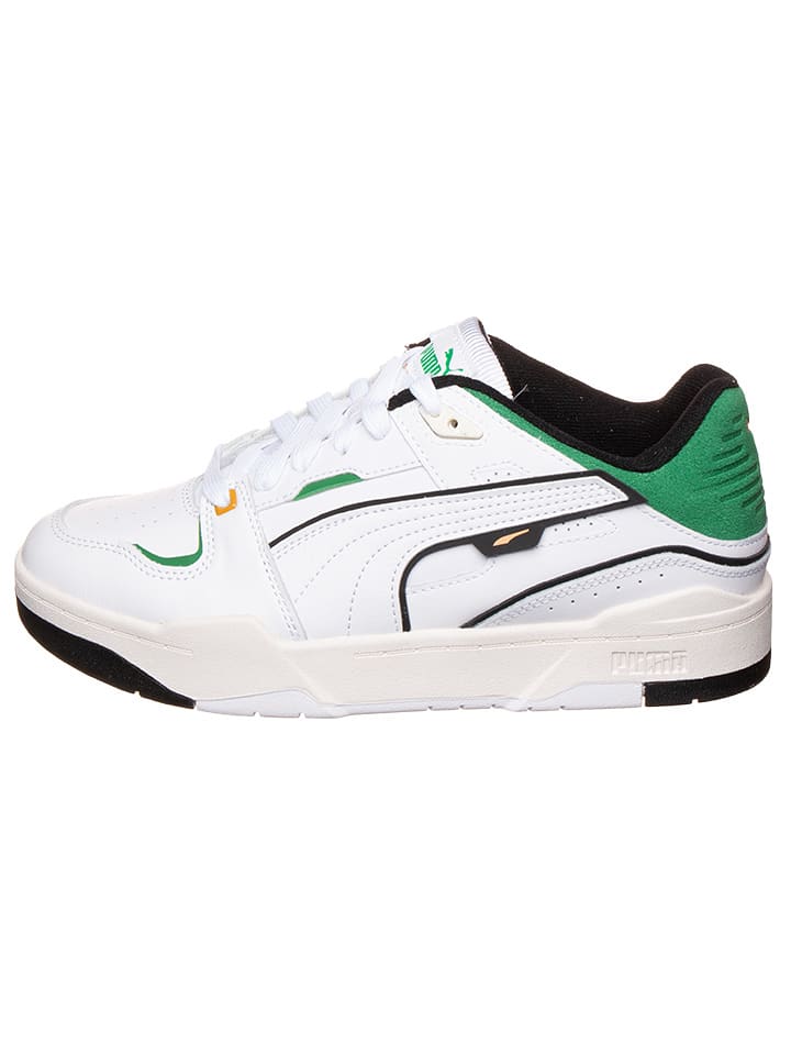 Puma Sneakersy "Slipstream Bball" w kolorze biało-zielono-czarnym rozmiar: 45