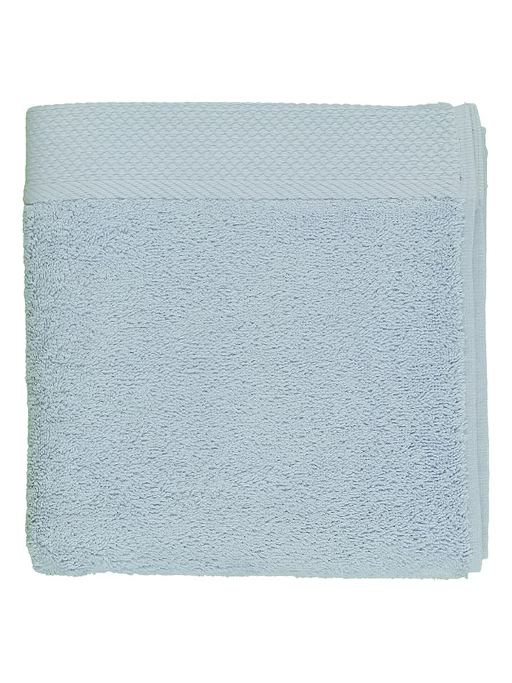 Soft by Perle de Coton Ręcznik "Epo" w kolorze błękitnym do rąk rozmiar: 50x100 cm