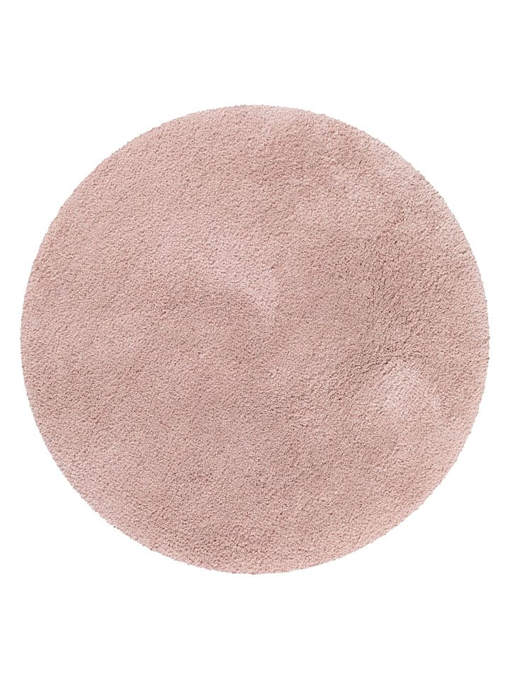 Homie Living Dywanik łazienkowy "Porto Azzurro" w kolorze jasnoróżowym rozmiar: 90 cm