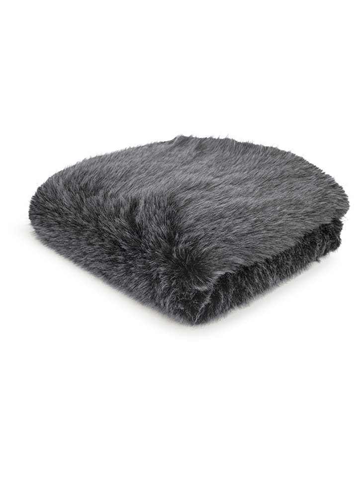 Magma Heimtex Pled "Hanka" w kolorze antracytowym - 200 x 150 cm rozmiar: onesize