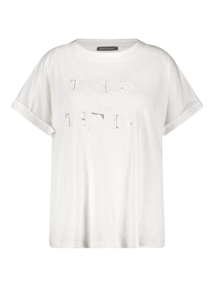 SAMOON Koszulka w kolorze białym rozmiar: 44