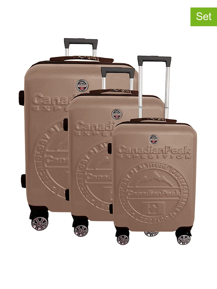 Canadian Peak 3-częściowy zestaw "Stanisleak" w kolorze jasnobrązowym rozmiar: onesize