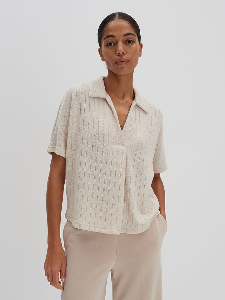 Someday Bluzka w kolorze beżowym rozmiar: M