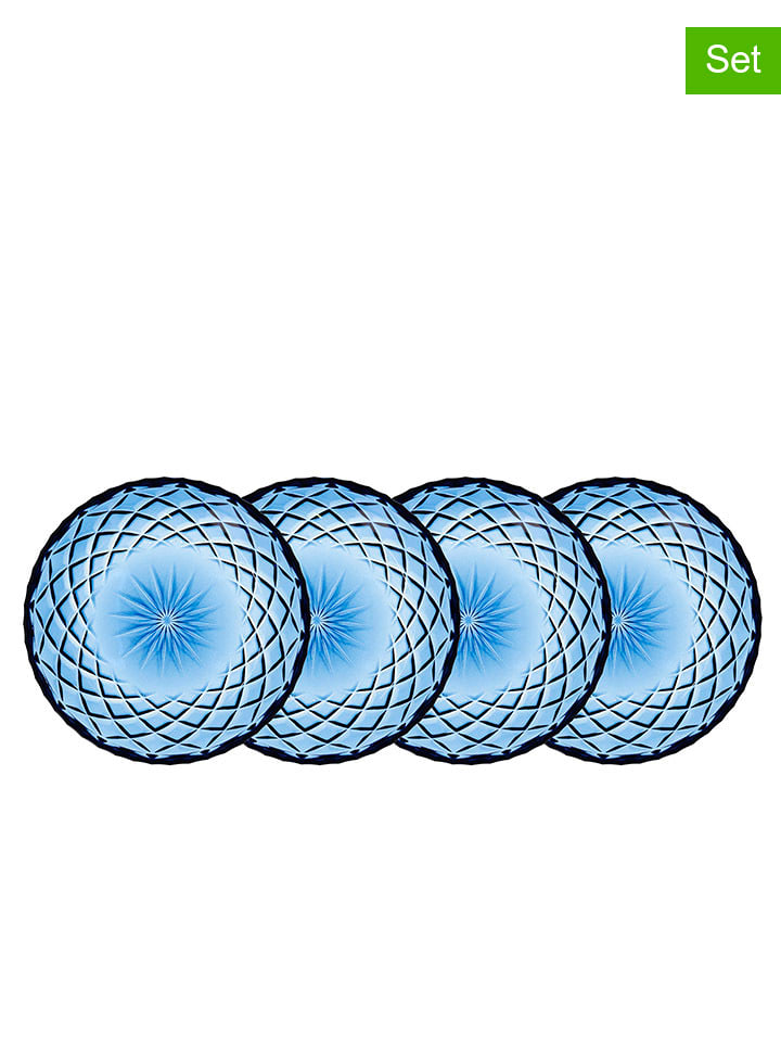 Bitz Talerze (4 szt.) "Sorrento" w kolorze niebieskim na dodatki - Ø 16 cm rozmiar: onesize